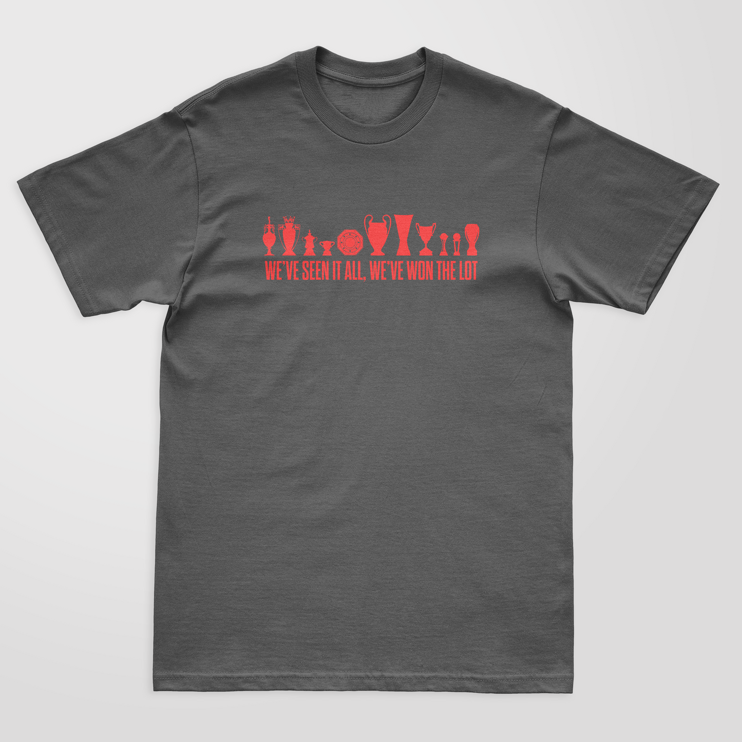We've Seen It All, We've Won the Lot! Manchester United song - Adult T-Shirt - Manchester United Football T-Shirt