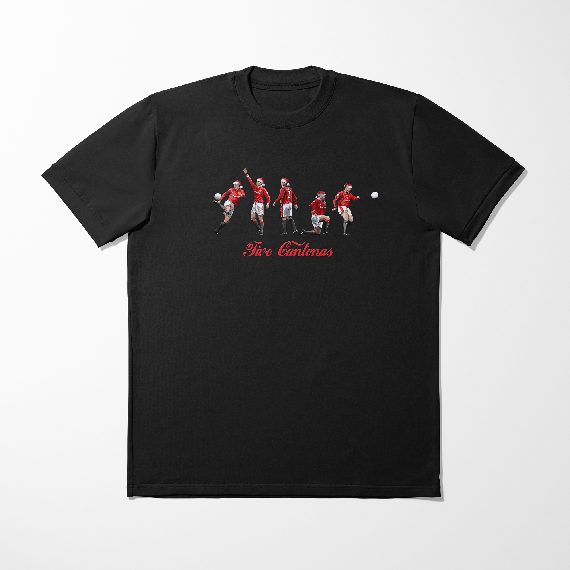 Five Cantonas shirt by Haz Does Whatever, Manchester United football art
