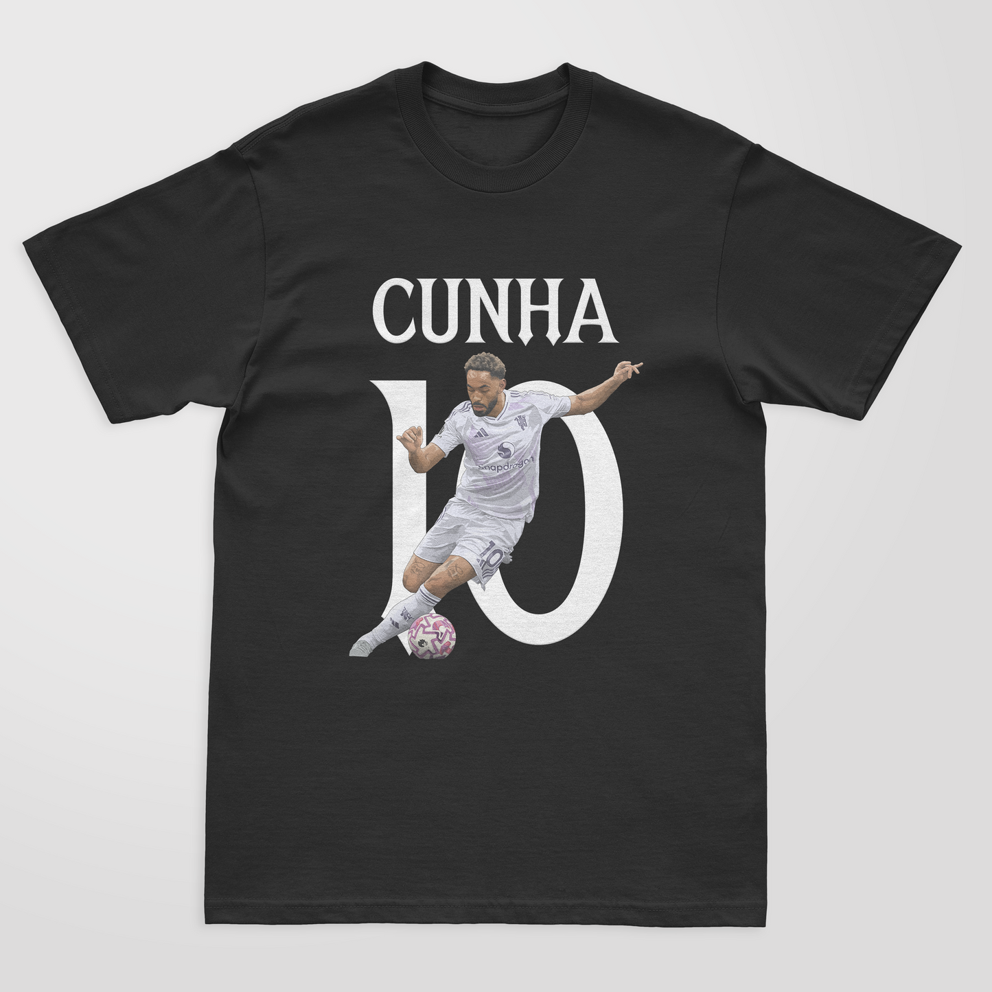 Matheus Cunha 10 2025/26 - Adult T-Shirt - Matheus Cunha Manchester United Unique Design T-Shirt