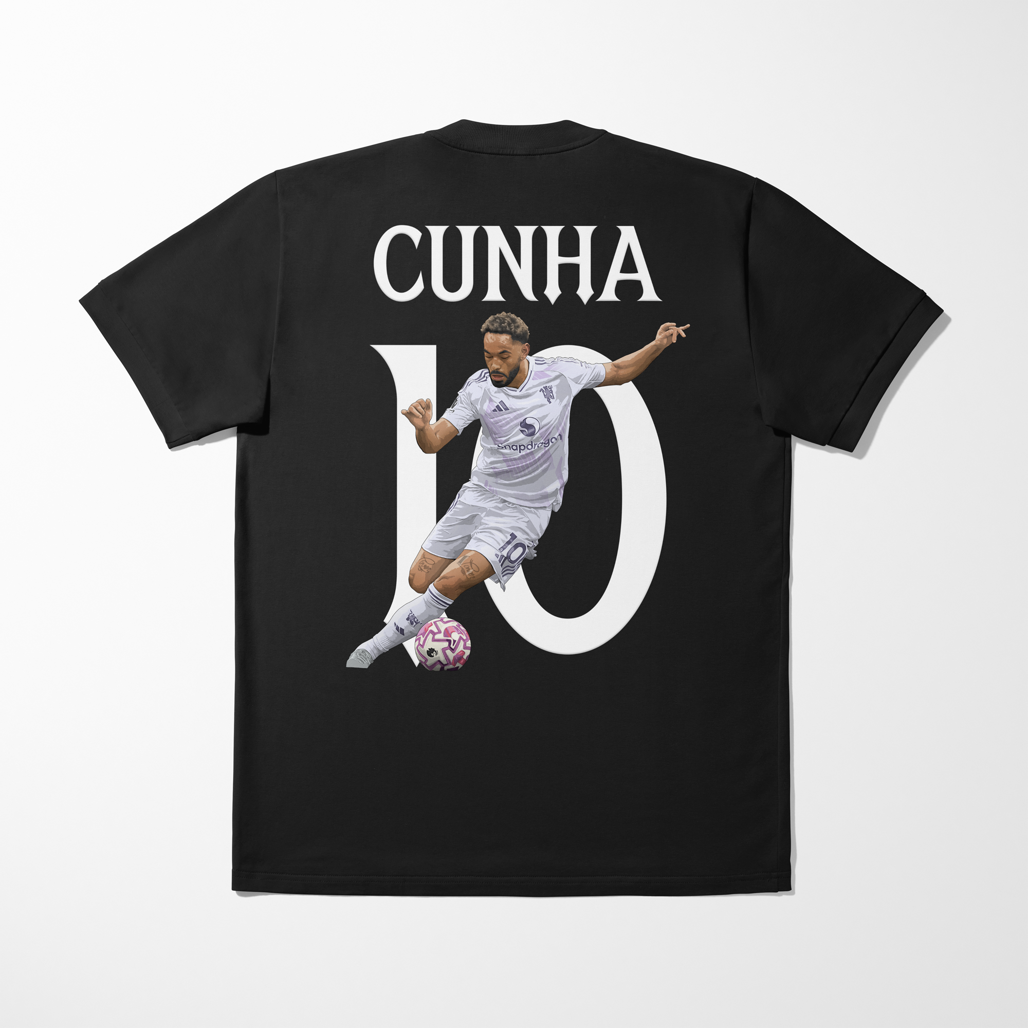 Matheus Cunha shirt by Haz Does Whatever, Manchester United football art