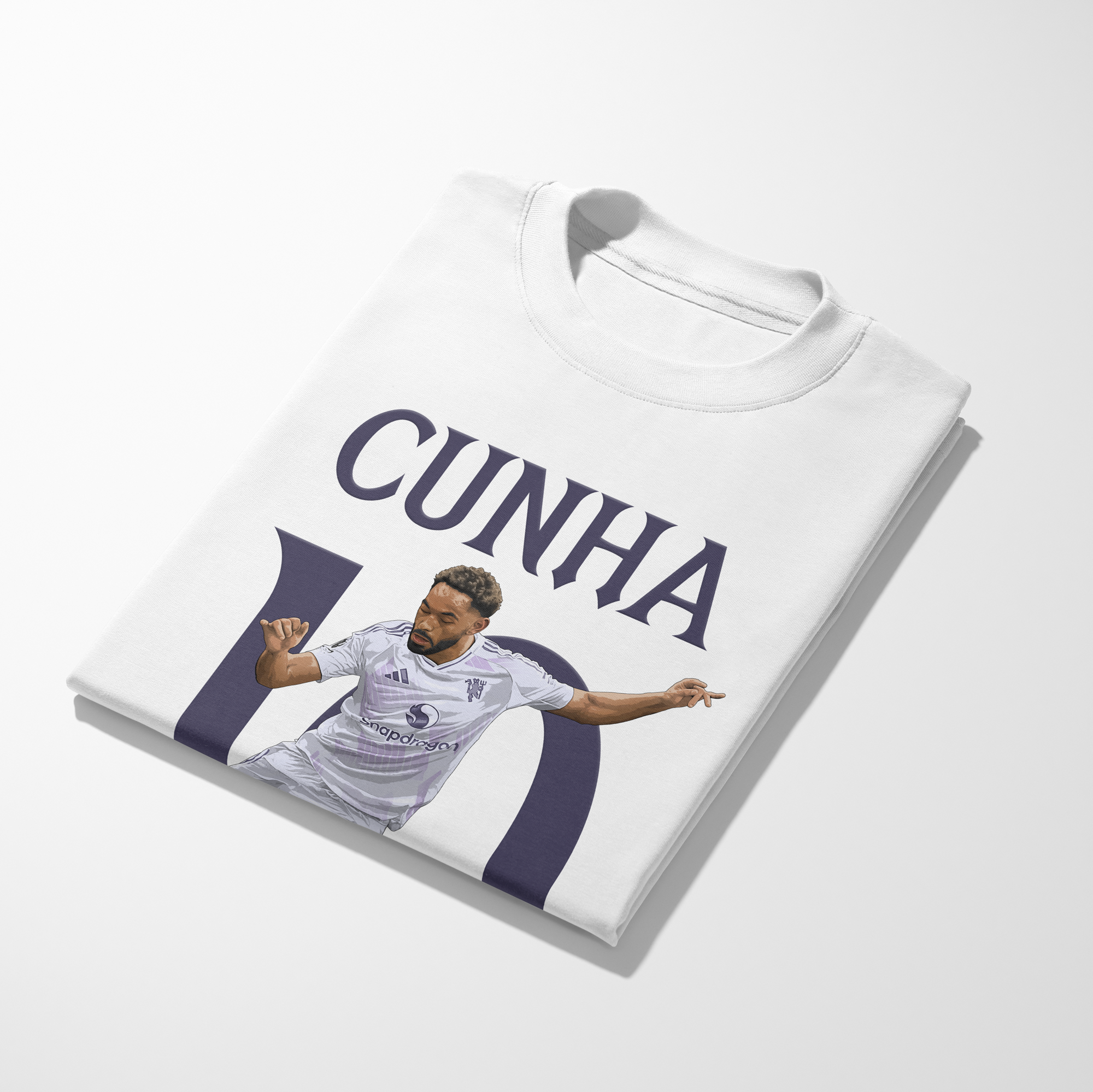 Matheus Cunha Graphic Kids T-Shirt | Manchester United Football T-Shirt