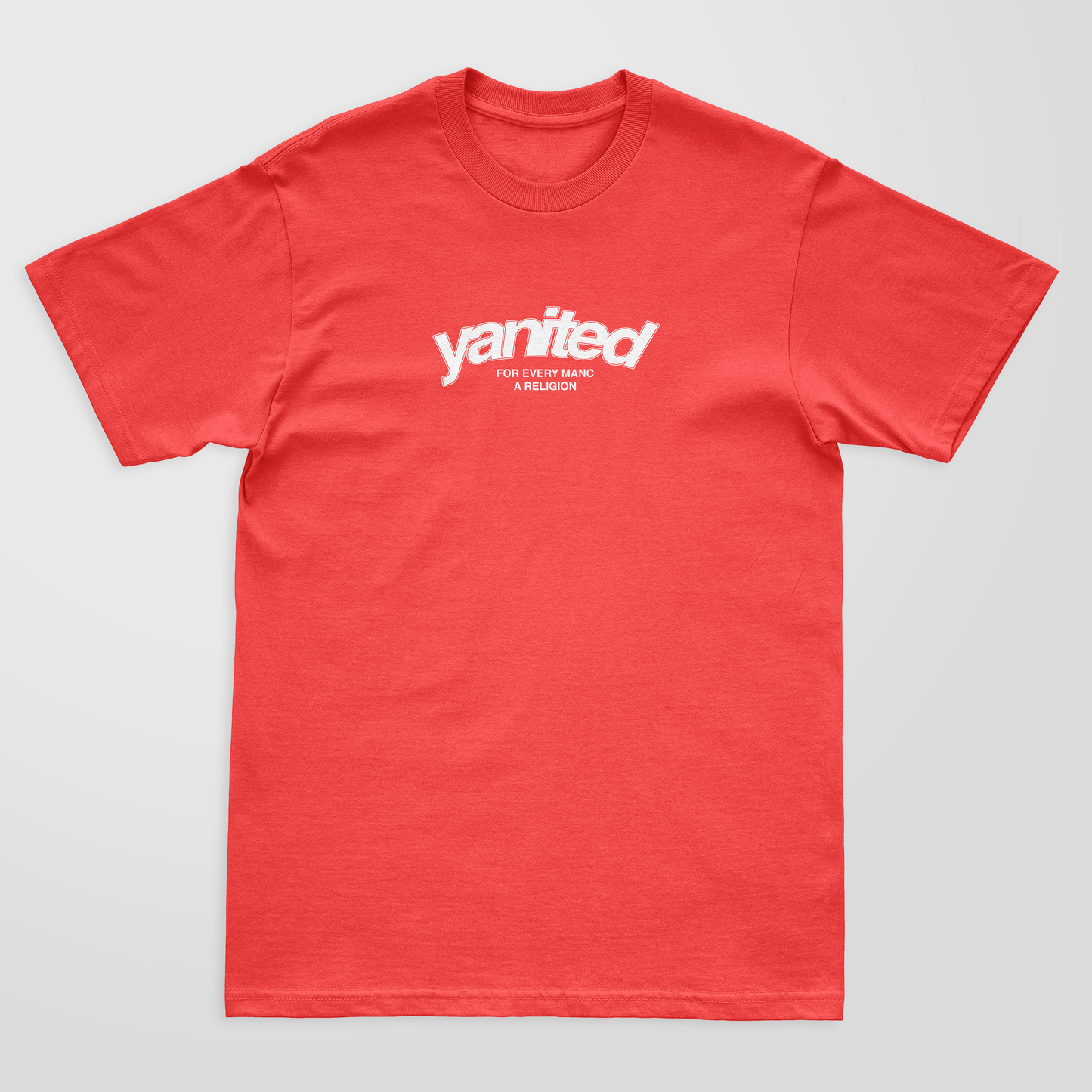 YANITED For Every Manc A Religion - Adult T-Shirt - Manchester United Football T-Shirt