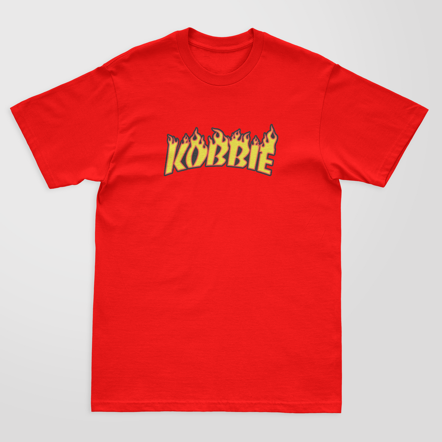 Kobbie Mainoo Fire - Adult T-Shirt - Manchester United Unique Design T-Shirt