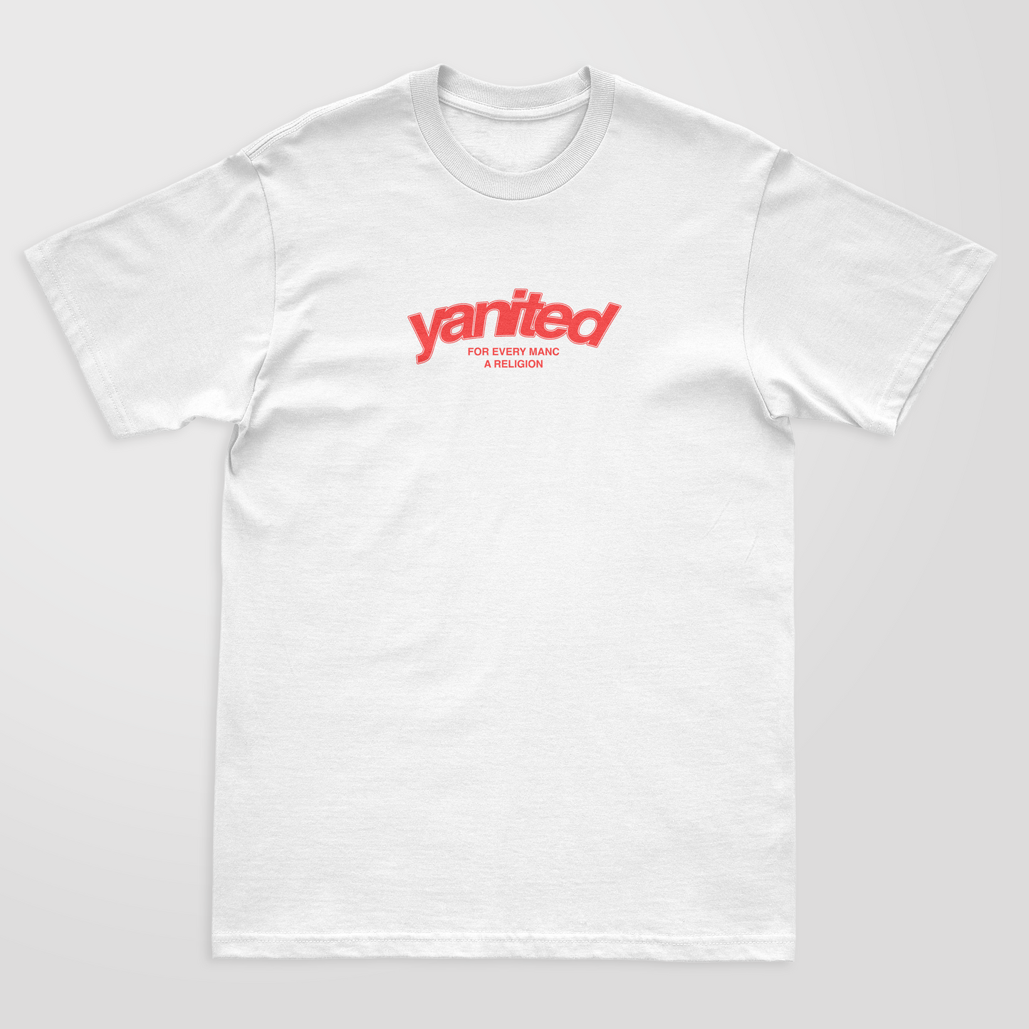 YANITED For Every Manc A Religion - Adult T-Shirt - Manchester United Football T-Shirt
