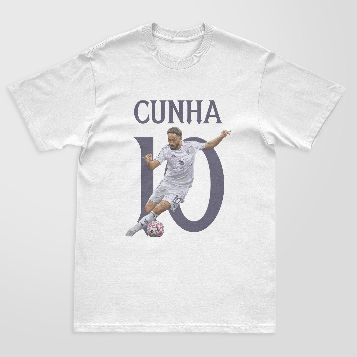 Matheus Cunha 10 2025/26 - Adult T-Shirt - Matheus Cunha Manchester United Unique Design T-Shirt