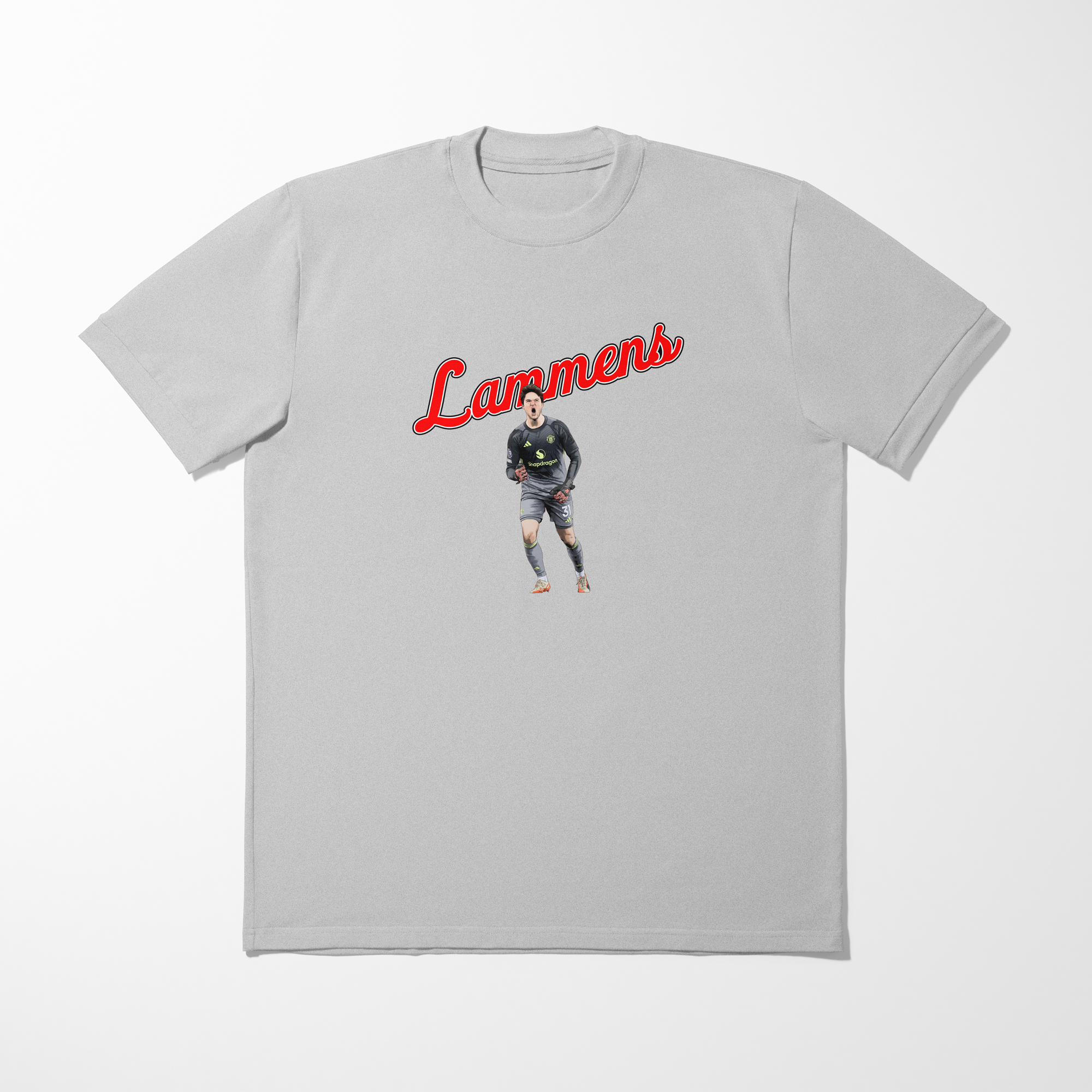 Lammens Graphic Adult T-Shirt | Manchester United Football T-Shirt
