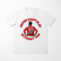 Mainoo United Can't Play Without You Kids T-Shirt by hazdoeswhatever