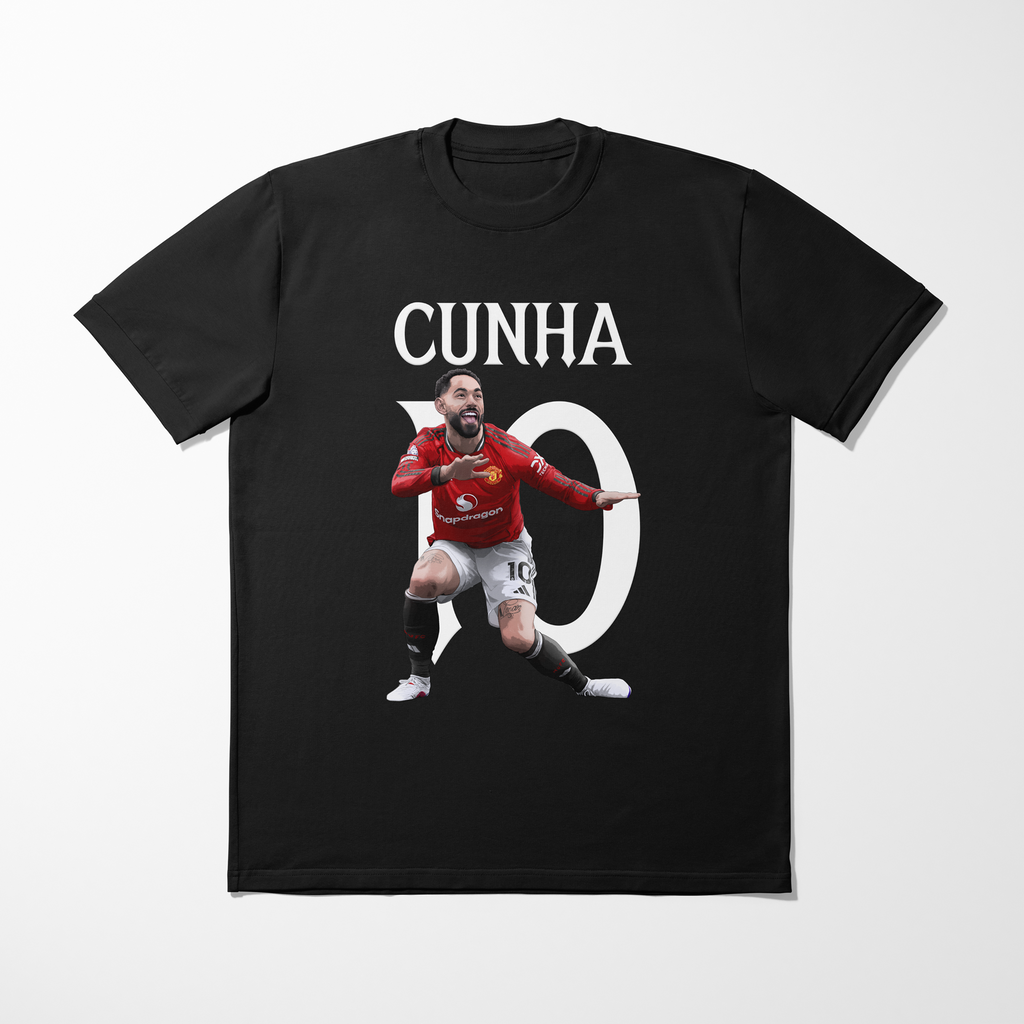 Matheus Cunha Graphic Kids T-Shirt | Manchester United Football T-Shirt