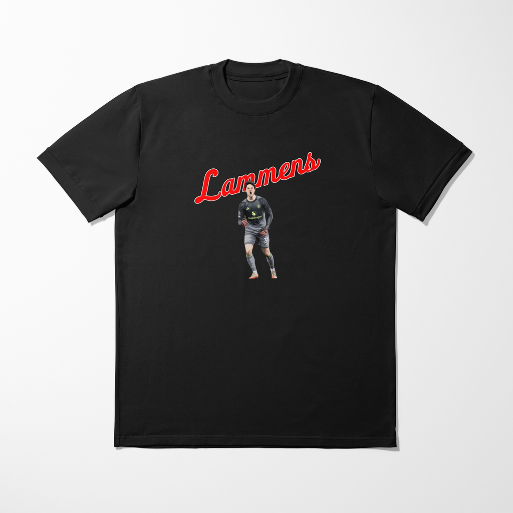 Lammens Graphic Adult T-Shirt | Manchester United Football T-Shirt