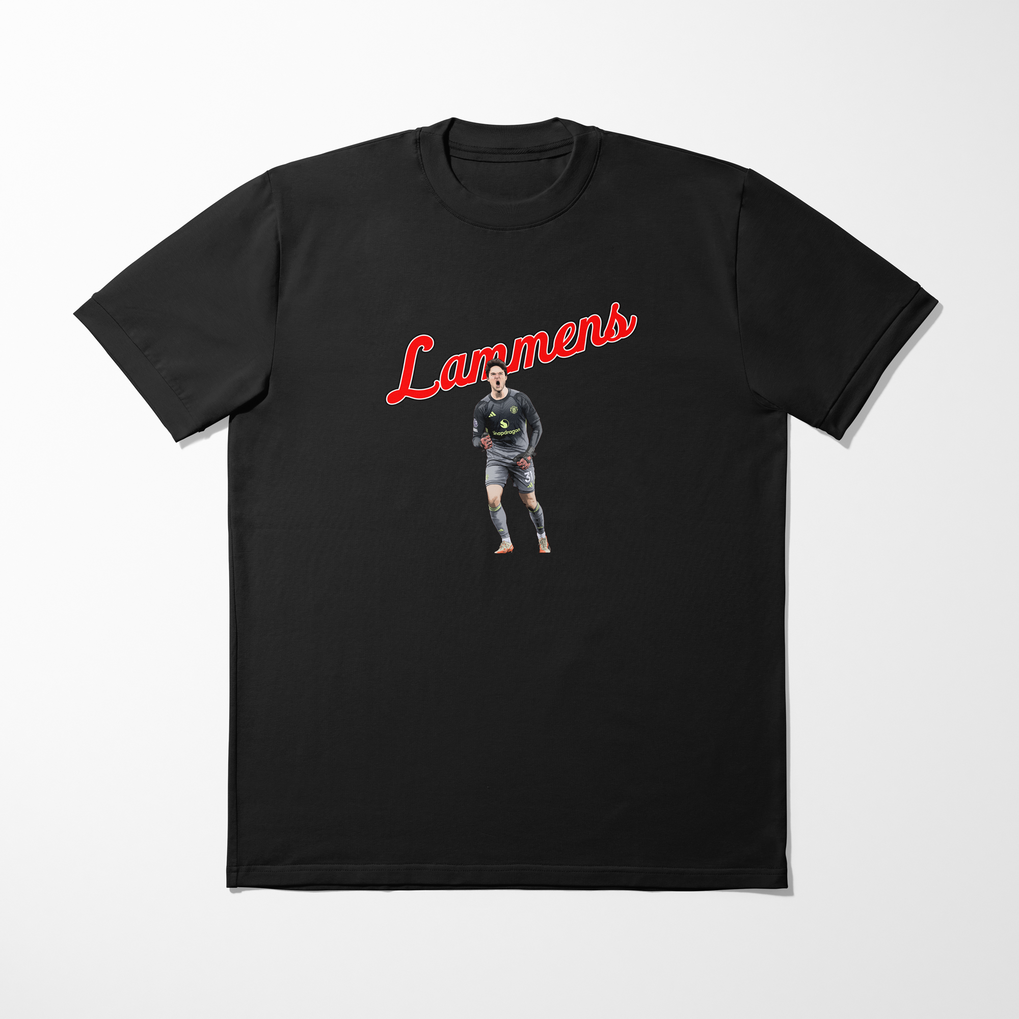 Lammens Graphic Adult T-Shirt | Manchester United Football T-Shirt