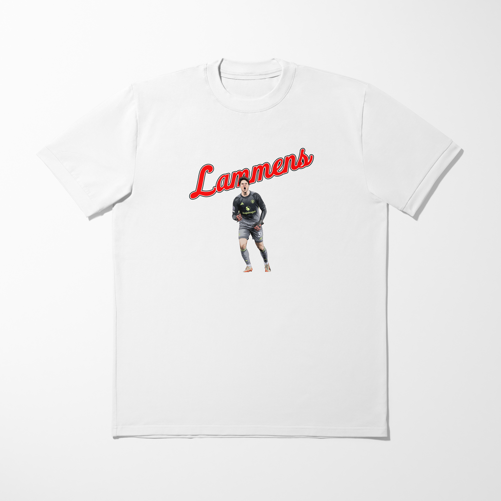 Lammens Graphic Adult T-Shirt | Manchester United Football T-Shirt