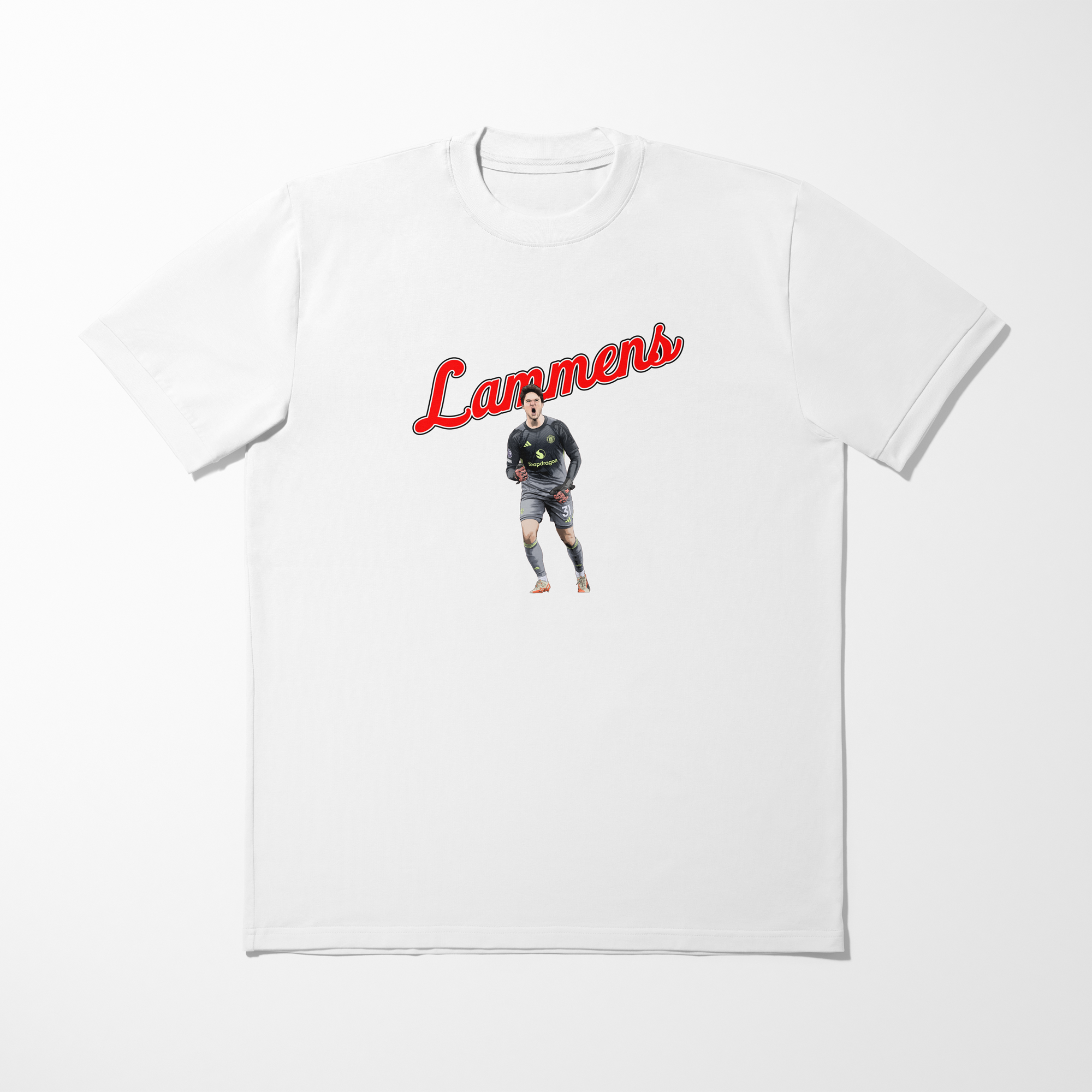 Lammens Graphic Adult T-Shirt | Manchester United Football T-Shirt