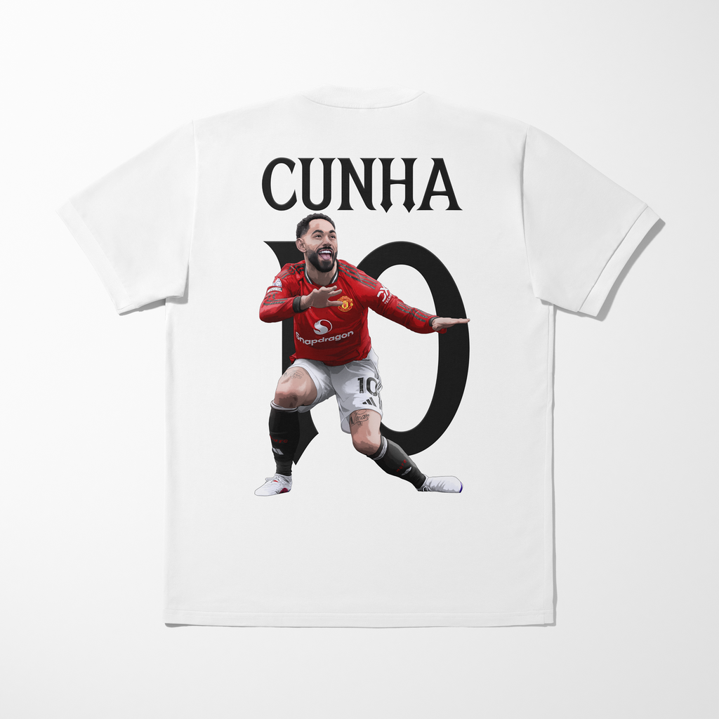 Matheus Cunha Graphic Kids T-Shirt | Manchester United Football T-Shirt