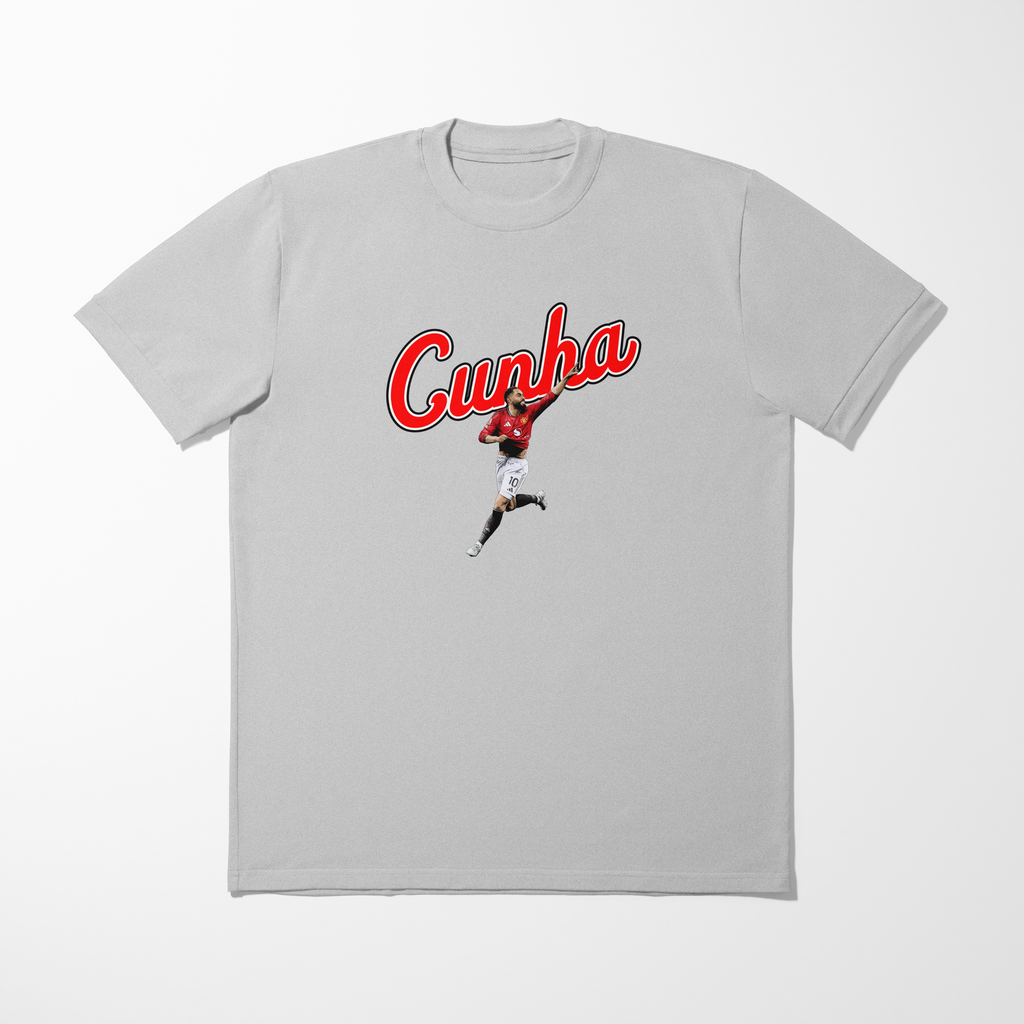 Matheus Cunha Graphic Adult T-Shirt | Manchester United Football T-Shirt