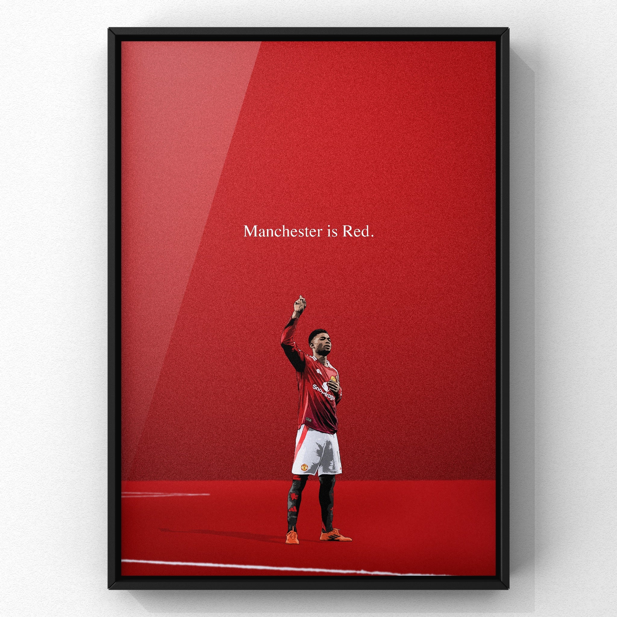 Amad Diallo print by Haz Does Whatever, Manchester United football art