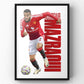 Noussair Mazraoui - 2024/25 Manchester United Football Art Print