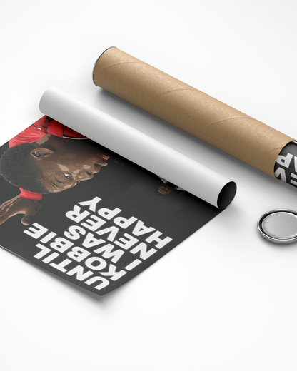 Until Kobbie I was never happy - Kobbie Mainoo 2023/24 Manchester United Football Art Print