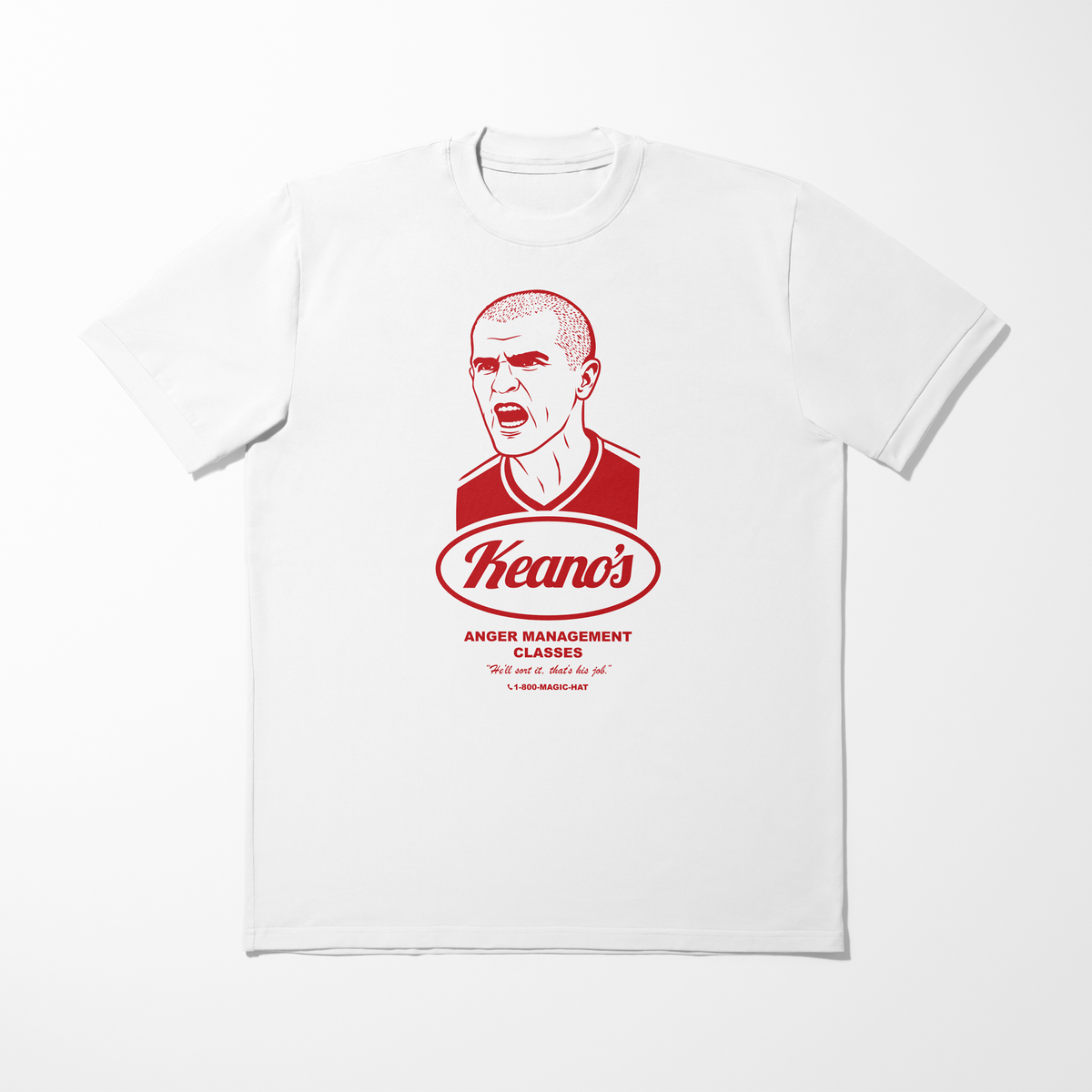 Keano’s Anger Management Adult T-Shirt | Manchester United Football T-Shirt
