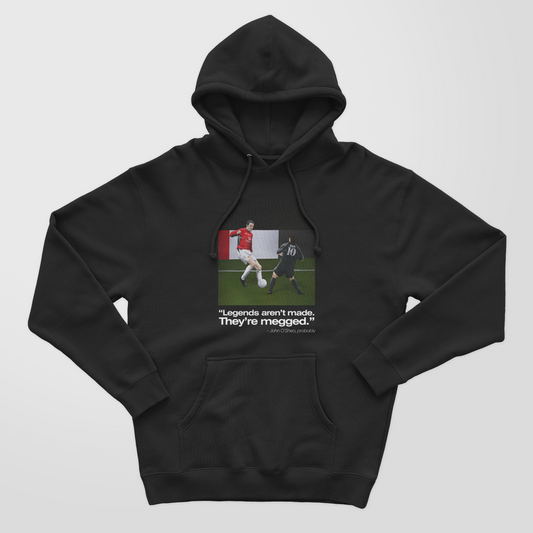 Legends aren't made, they're megged. - Kids Hoodie - John O'Shea Nutmeg Manchester United Unique Design Hoodie