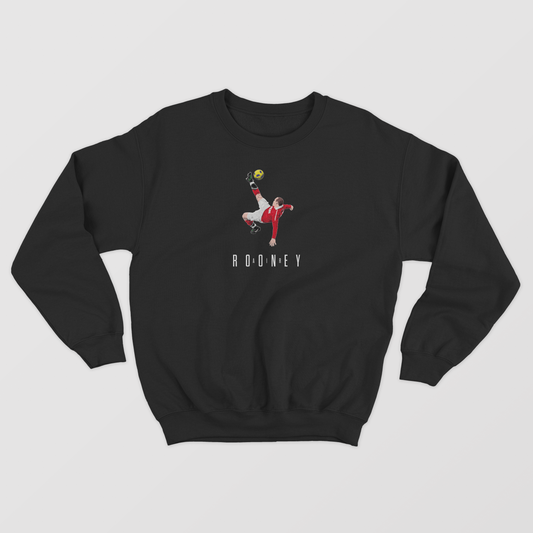 Air Rooney - Kids Sweatshirt - Wayne Rooney Bicycle Kick Manchester United Unique Design Sweatshirt