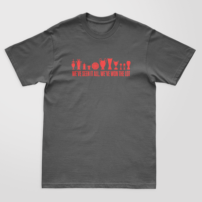 We've Seen It All, We've Won the Lot! Manchester United song - Adult T-Shirt - Manchester United Football T-Shirt