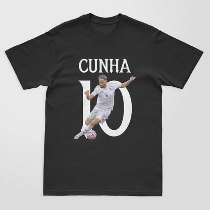 Matheus Cunha 10 2025/26 - Adult T-Shirt -  Matheus Cunha Manchester United Unique Design T-Shirt