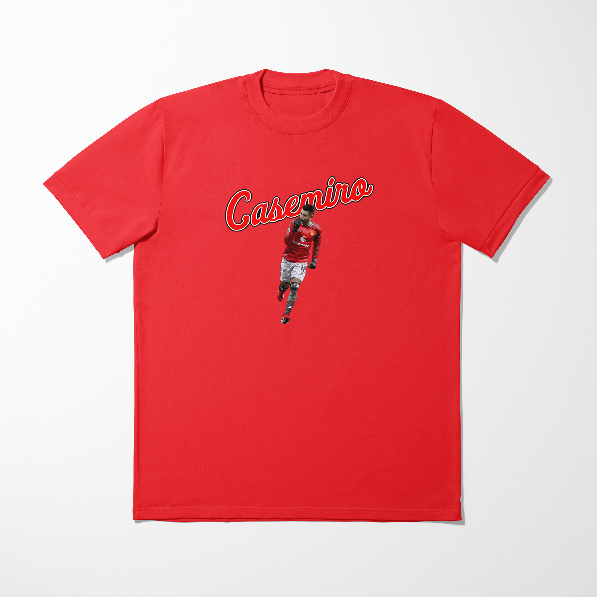 Casemiro Graphic Kids T-Shirt | Manchester United Football T-Shirt