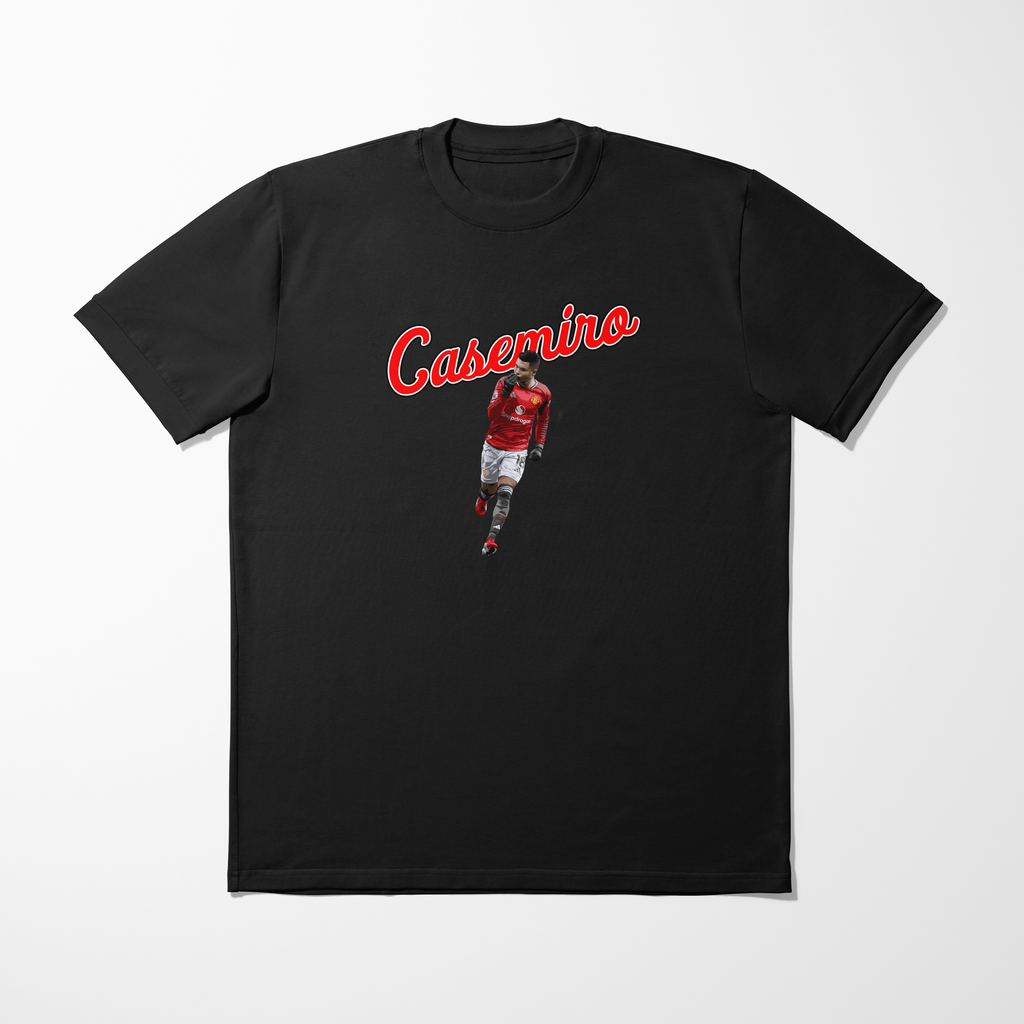 Casemiro Graphic Kids T-Shirt | Manchester United Football T-Shirt