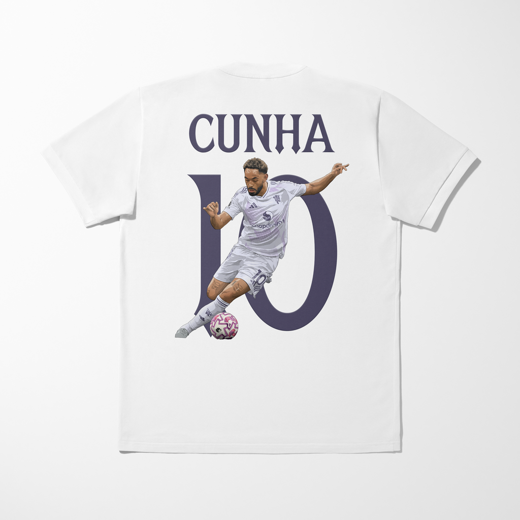 Matheus Cunha Graphic Kids T-Shirt | Manchester United Football T-Shirt