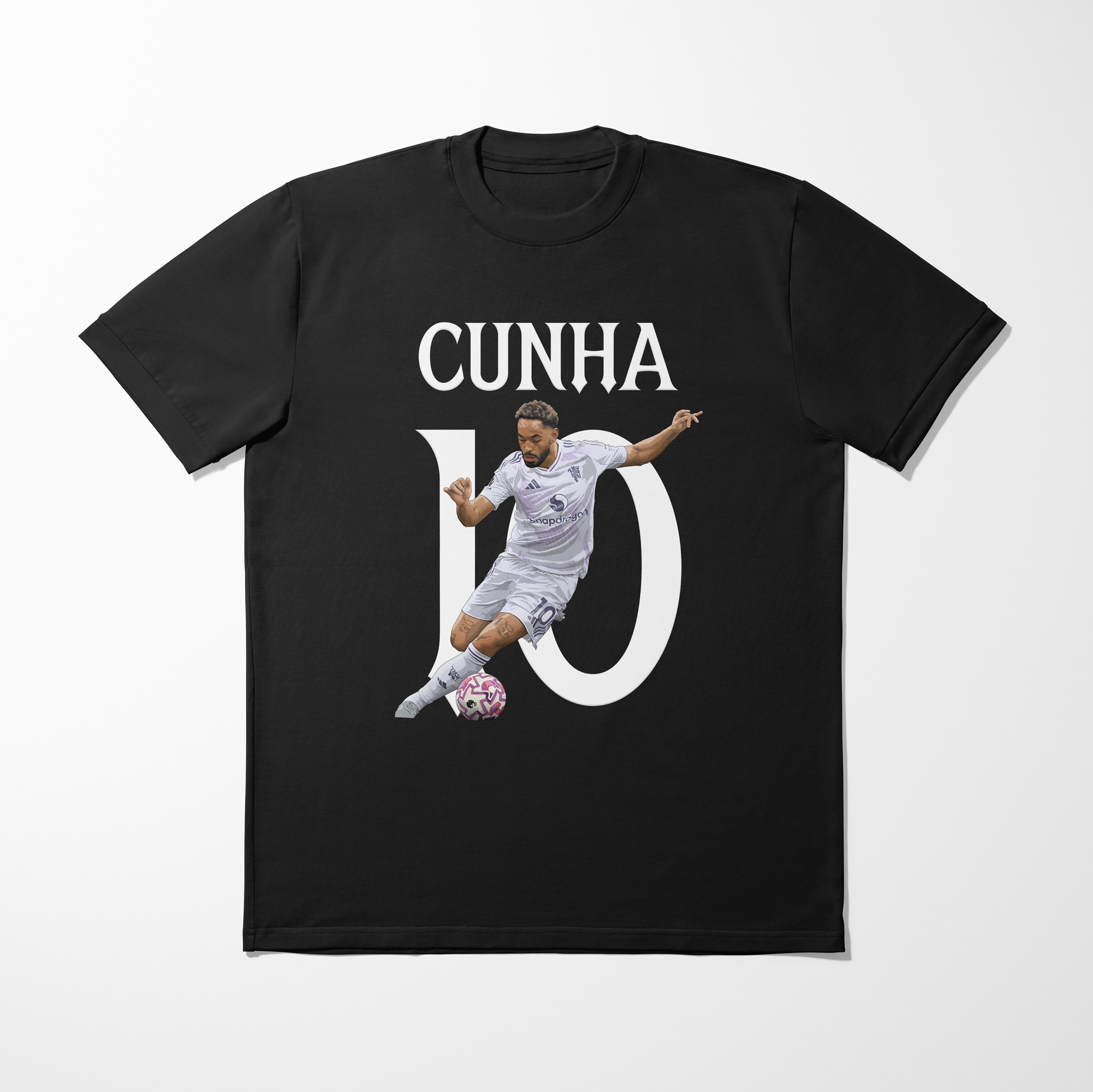 Matheus Cunha Graphic Kids T-Shirt | Manchester United Football T-Shirt