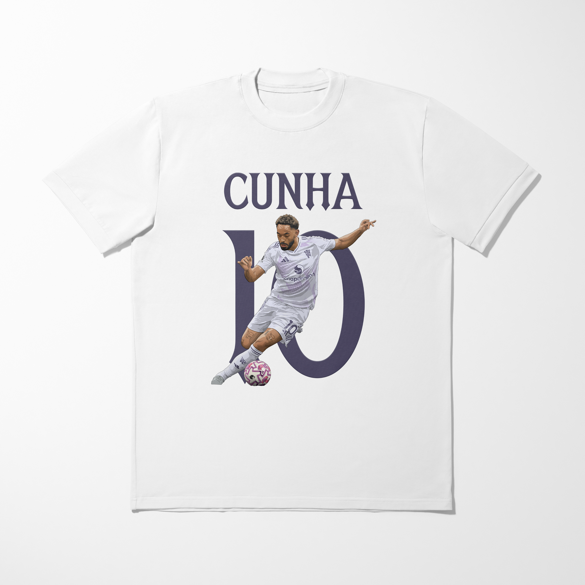 Matheus Cunha Graphic Kids T-Shirt | Manchester United Football T-Shirt
