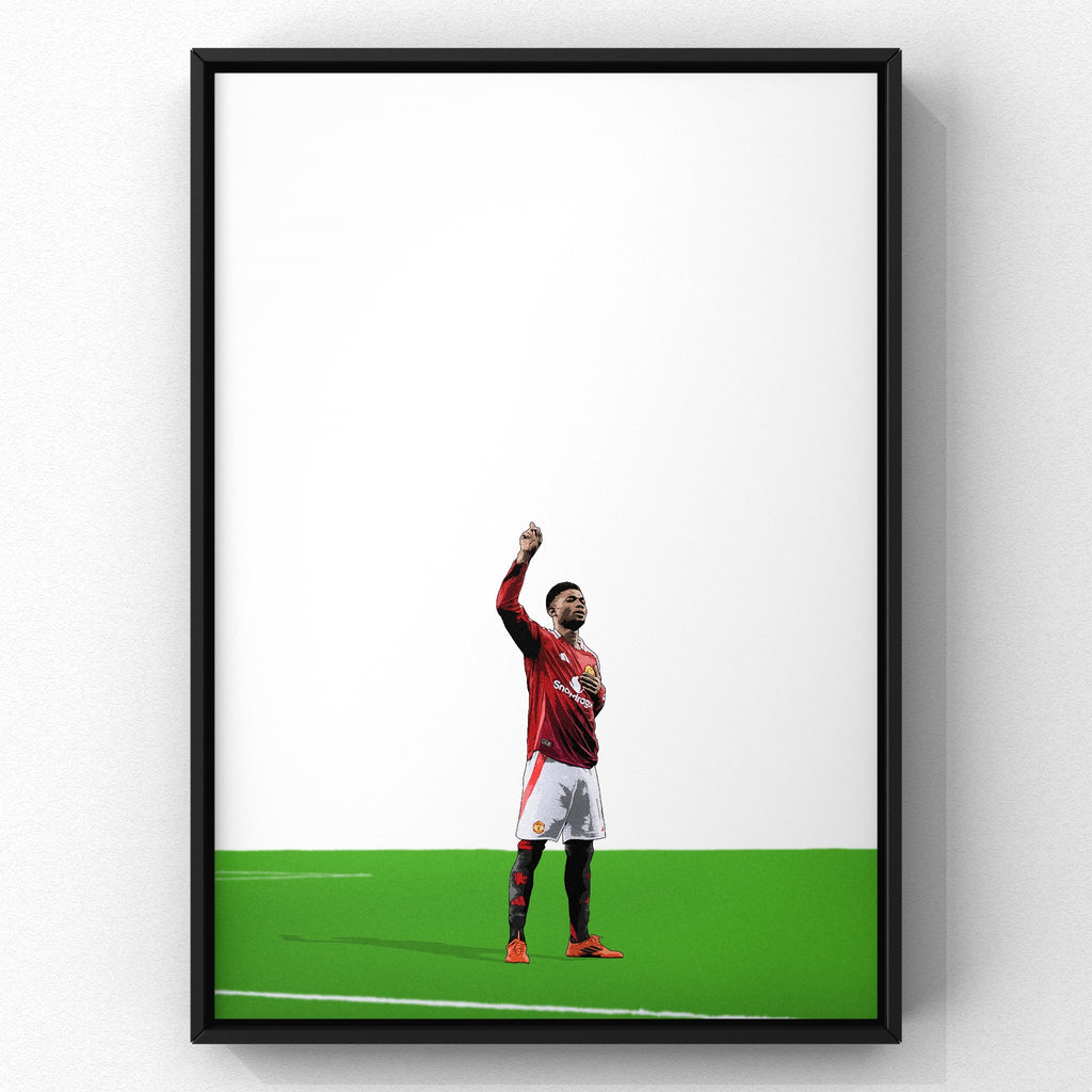 Amad Diallo print by Haz Does Whatever, Manchester United football art