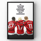 If they're good enough, they're old enough Mainoo, Garnacho, and Højlund - Manchester United Football Art print