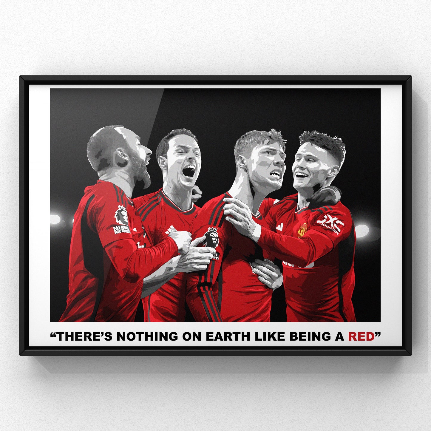 There's Nothing on Earth Like Being a Red - Aston Villa Comeback Print