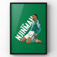 Justin Njinmah - 2023/24 Werder Bremen Football Art Print