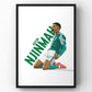 Justin Njinmah - 2023/24 Werder Bremen Football Art Print