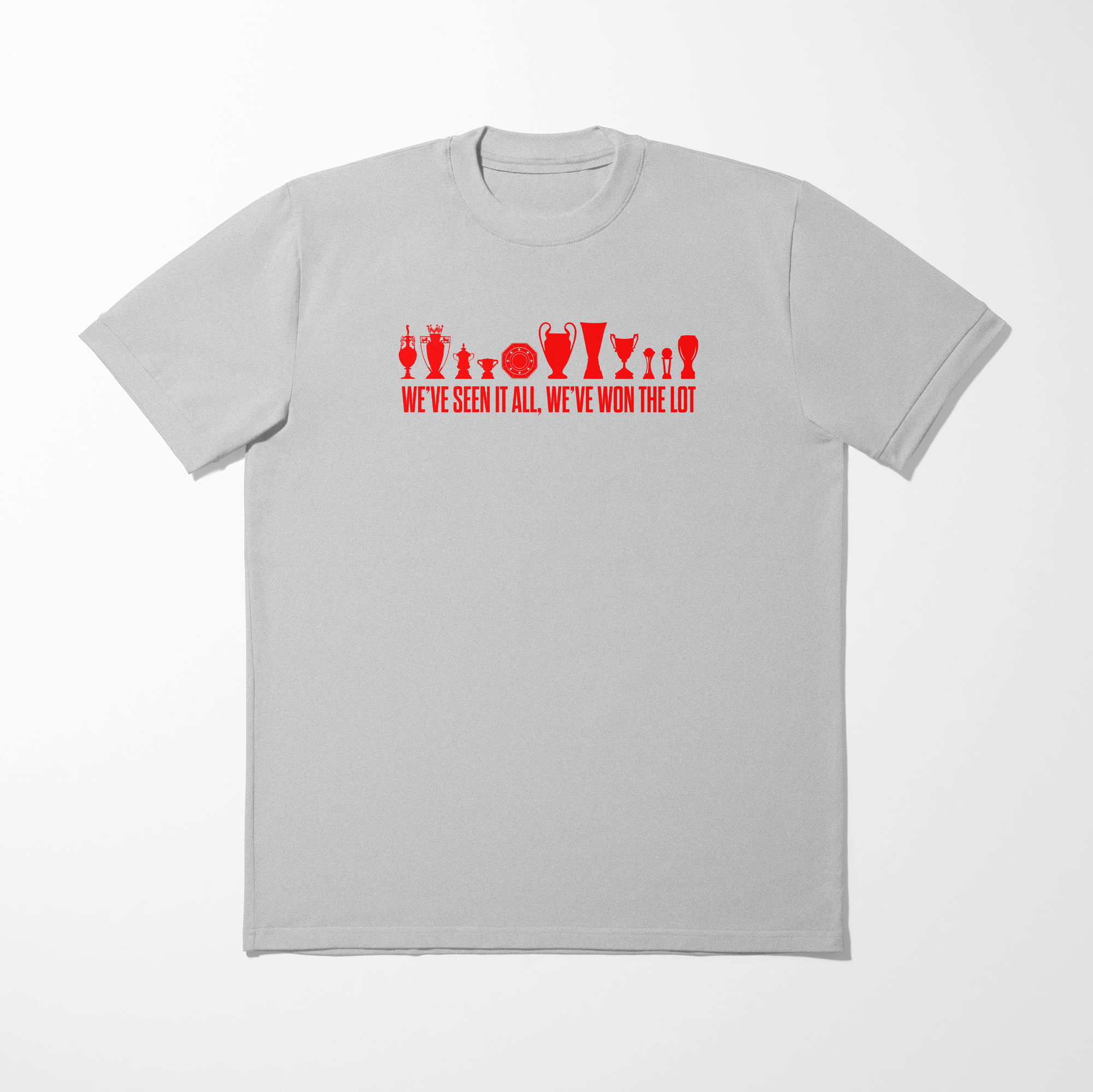 We've Seen It All, We've Won the Lot! Manchester United song shirt by Haz Does Whatever, Manchester United football art