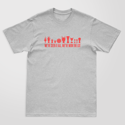 We've Seen It All, We've Won the Lot! Manchester United song - Adult T-Shirt - Manchester United Football T-Shirt