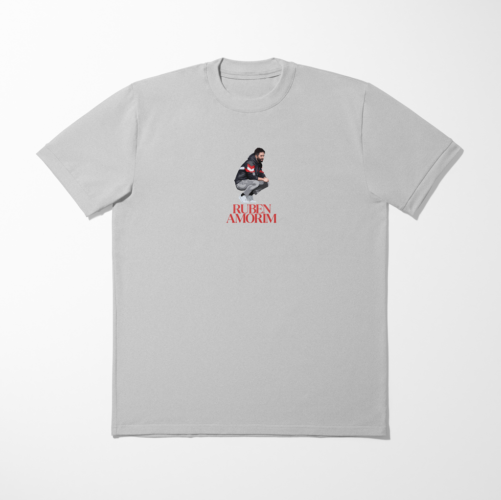 Ruben Amorim shirt by Haz Does Whatever, Manchester United football art