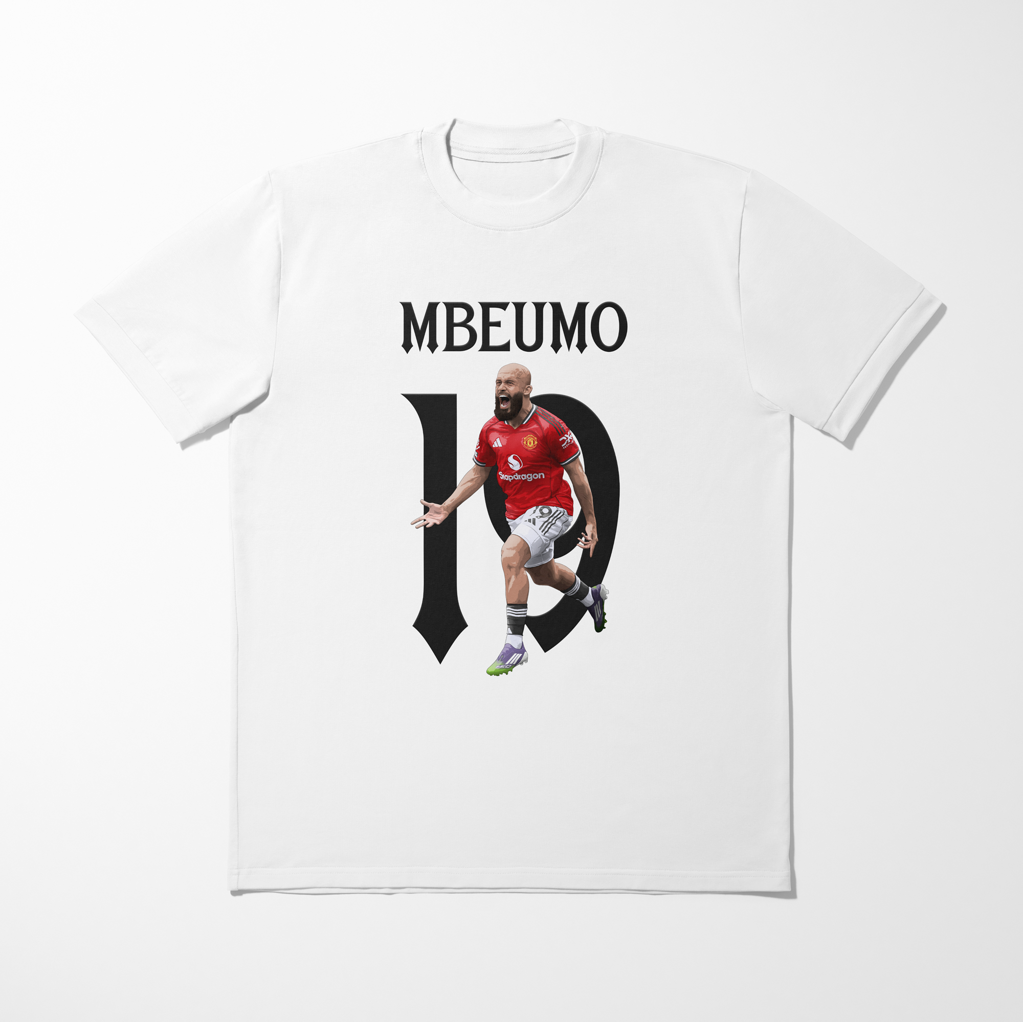 Bryan Mbeumo Graphic Kids T-Shirt | Manchester United Football T-Shirt