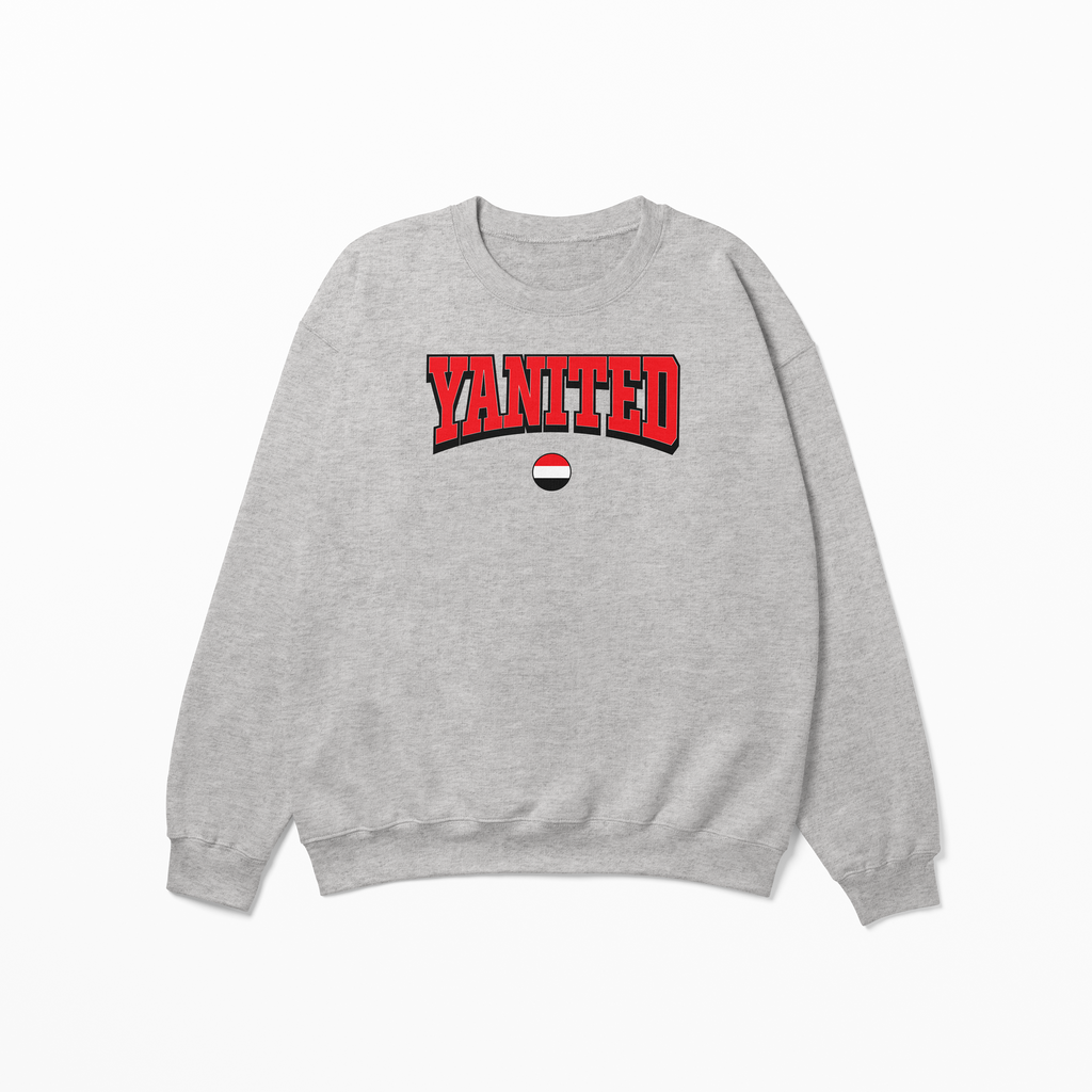 YANITED College Style Graphic Adult Sweatshirt | Manchester United Football Sweatshirt