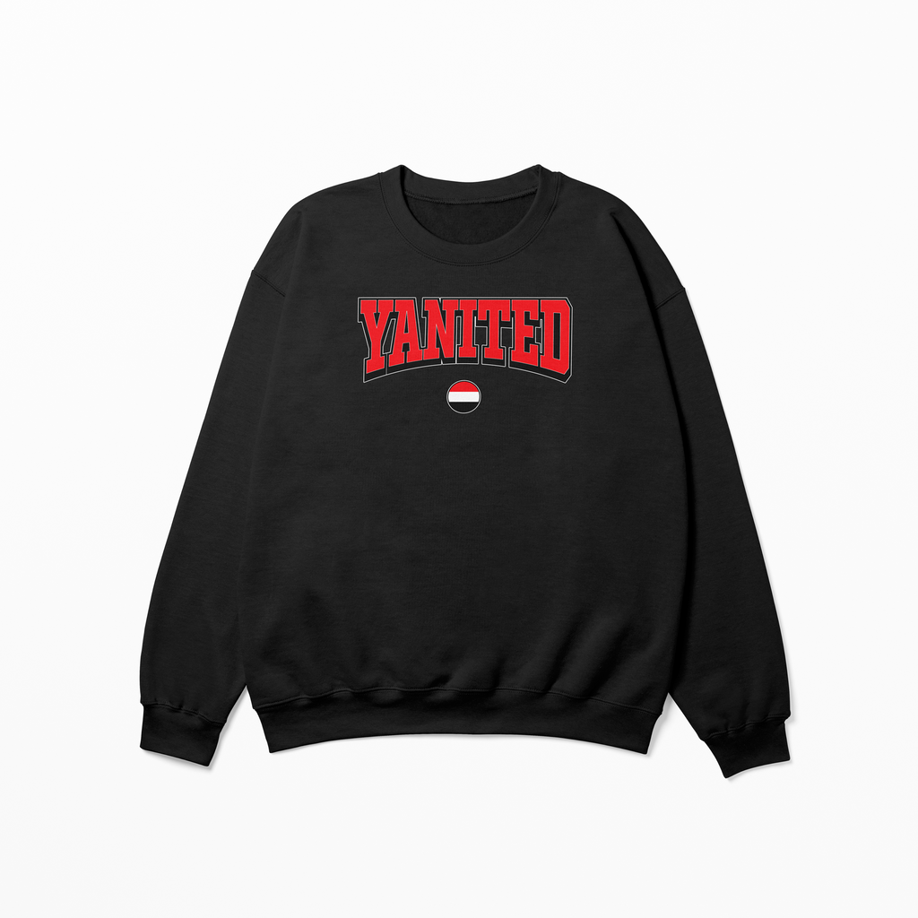 YANITED College Style Graphic Adult Sweatshirt | Manchester United Football Sweatshirt