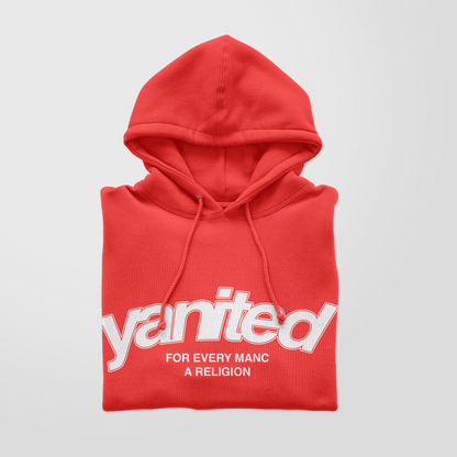 YANITED For Every Manc A Religion - Kids Manchester United Hoodie