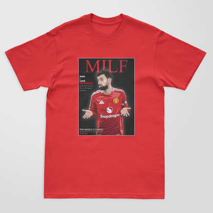 MILF - Man I love Fernandes - Adult T-Shirt - Manchester United Football T-Shirt