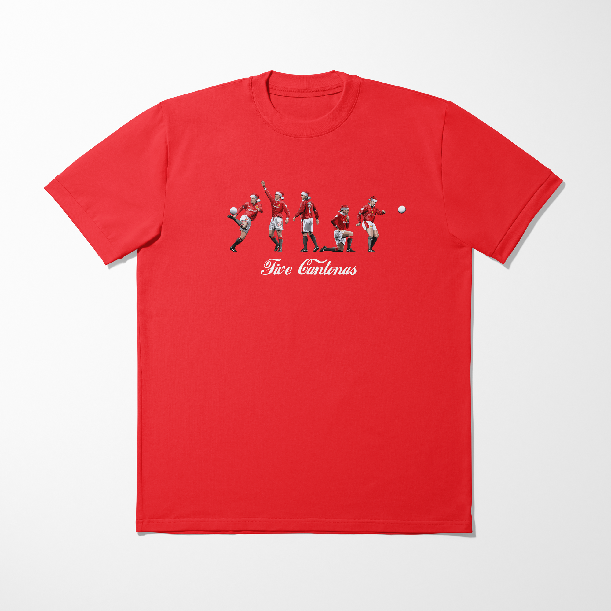 Five Cantonas shirt by Haz Does Whatever, Manchester United football art
