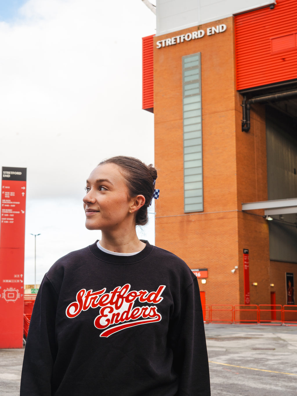 Stretford Enders Graphic Adult Sweatshirt | Manchester United Football Sweatshirt