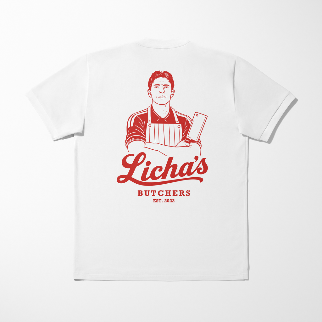 Licha's Butchers Graphic Adult T-Shirt | Manchester United Football T-Shirt