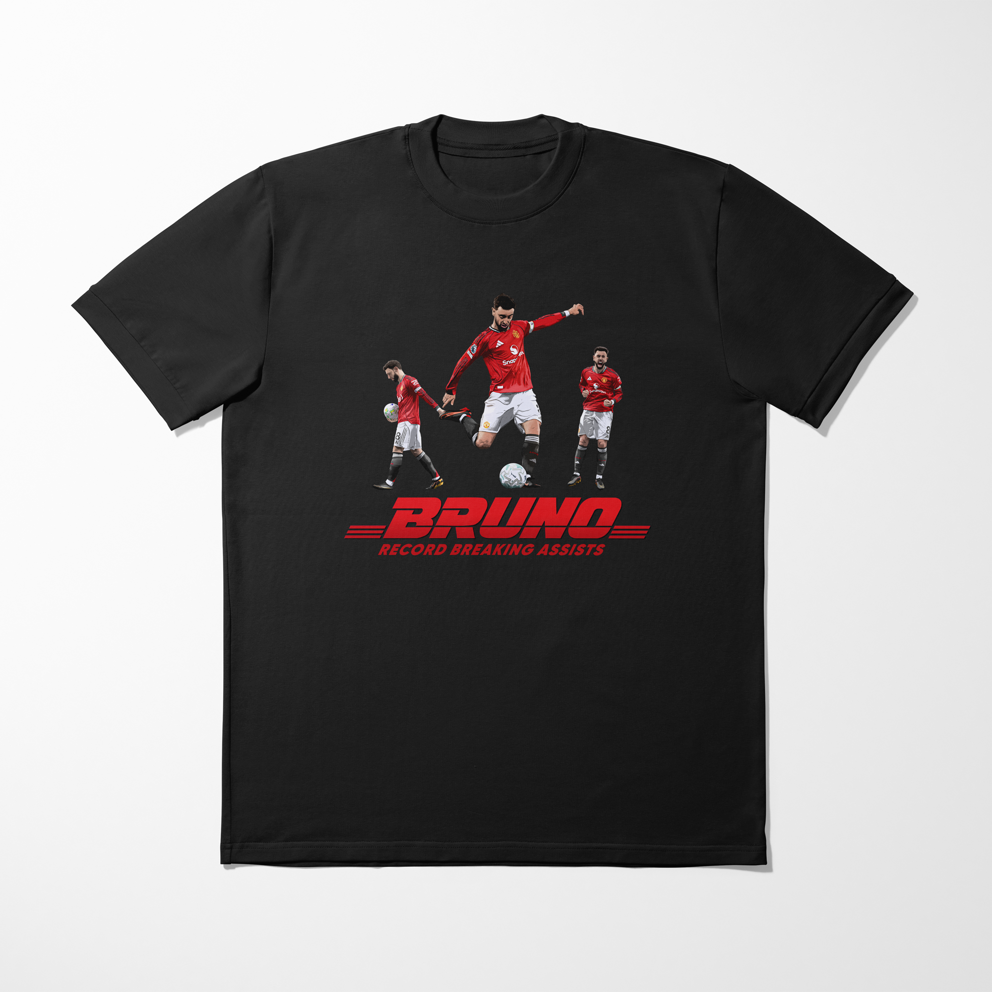 Bruno Fernandes Assists Graphic Kids T-Shirt | Manchester United Football T-Shirt (Copy)