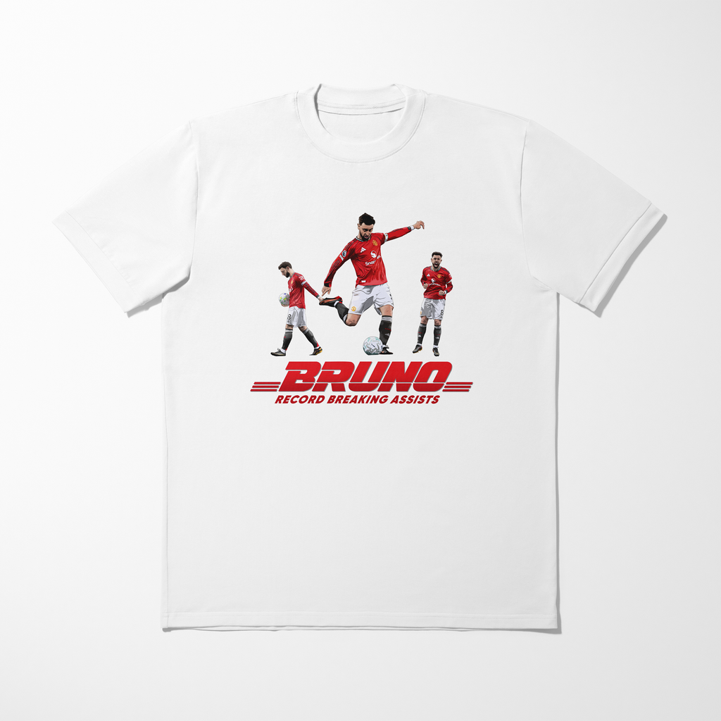 Bruno Fernandes Assists Graphic Kids T-Shirt | Manchester United Football T-Shirt (Copy)