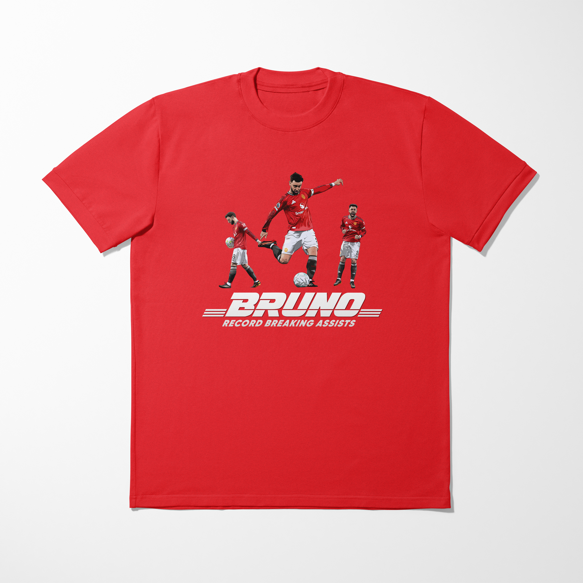 Bruno Fernandes Assists Graphic Kids T-Shirt | Manchester United Football T-Shirt (Copy)